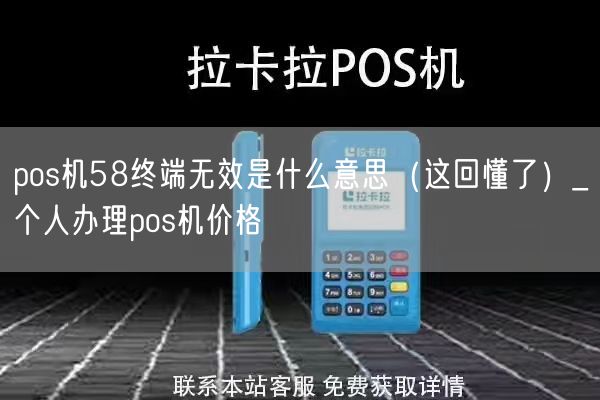 pos机58终端无效是什么意思（这回懂了）_个人办理pos机价格(图1)