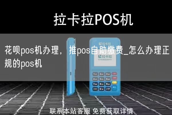 花呗pos机办理，推pos自助缴费_怎么办理正规的pos机(图1)