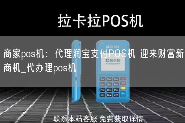 商家pos机：代理润宝支付POS机 迎来财富新商机_代办理pos机(图1)